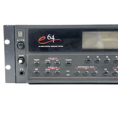 E-MU Systems E64 Emulator Rackmount 64-Voice Sampler Workstation 1996 - Black　TGHM image 3