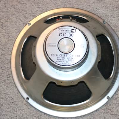 Vintage 1970s Celestion G12-30 Rola 15 Ohms image 1