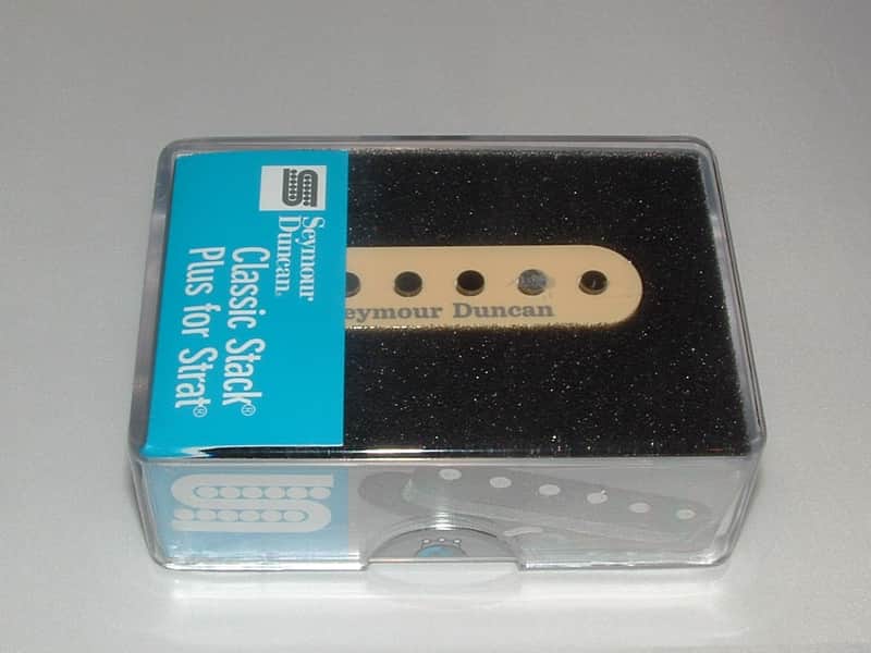 Seymour Duncan STK-S4 Classic Stack Plus for Strat Bridge Pickup (CREAM) - STK-S4b Cream image 1