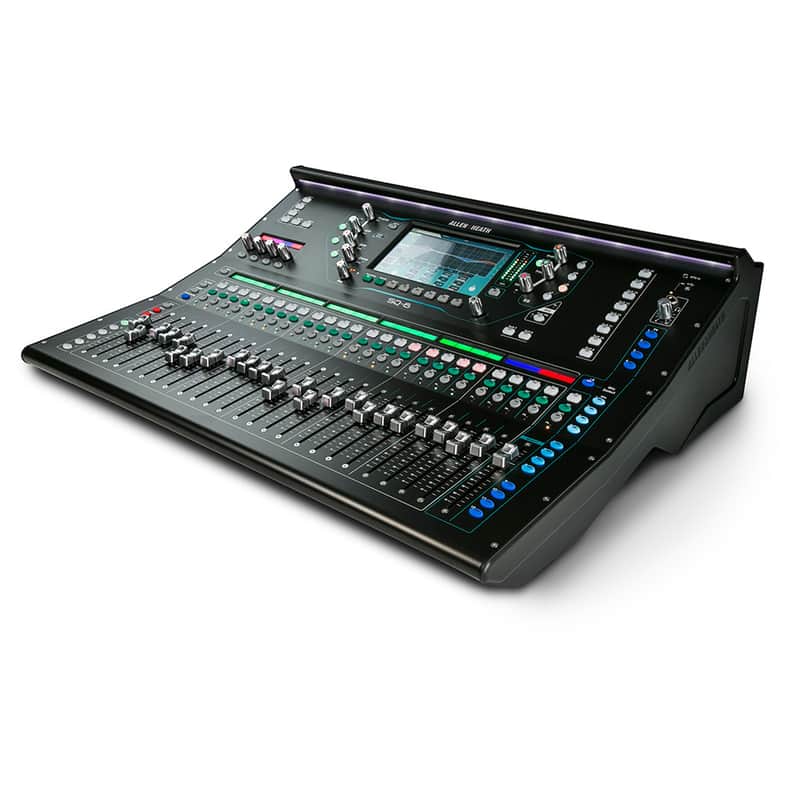 ALLEN & HEATH SQ-6 48 Channel Digital Mixer, 25 Motorized Faders, 96kHz FPGA Processing, 7" touchscreen image 1