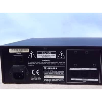 Behringer Ultra-Curve DSP8000 Digital 24-Bit Dual DSP Mainframe Equalizer / Processor 1990s - Silver image 7