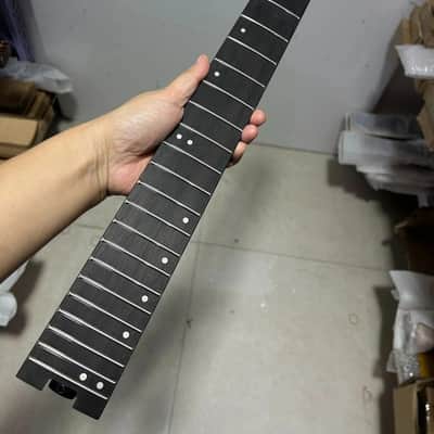 Headless Roasted Flame Maple Guitar Neck, Rosewood Fingerboard 24 Frets image 2