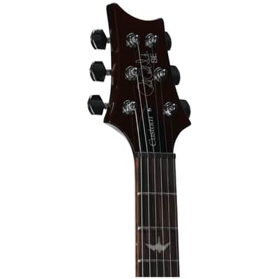 PRS Paul Reed Smith SE Custom 24 Electric Guitar (with Gig Bag), Exclusive Orange Tiger Smokeburst image 7