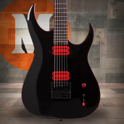 Schecter Sunset-6 ET Red Dawn Electric Guitar - Gloss Black (3892) image 1