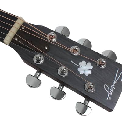 Swing Hybrid-M All Solid Electric Acoustic Slim Guitar Piezo Magnetic Pickup image 4
