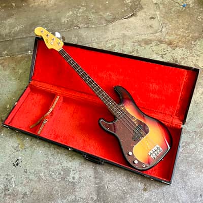LEFTY! -Greco Brazen Picker P bass 1980 - Sunburst original vintage MIJ Matsumoku left handed precision LH image 1
