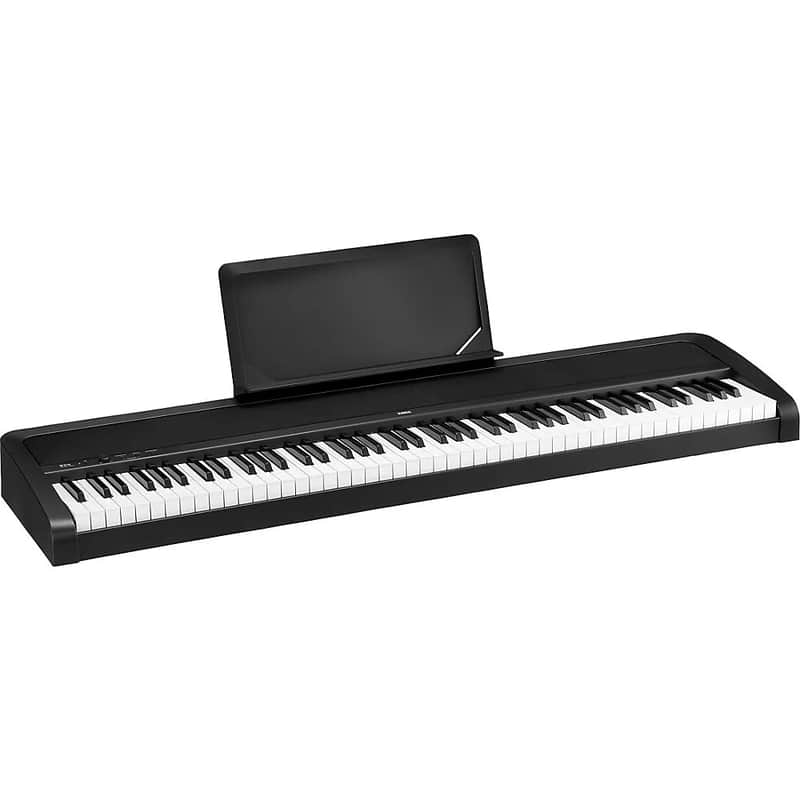 Korg B2 88-Key Digital Piano – Natural Weighted Hammer Action & Grand Piano Sounds (Black) image 1