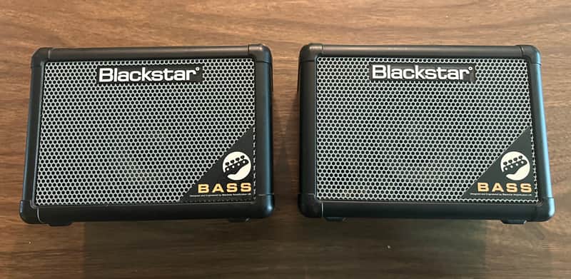 Blackstar Fly 3 Bass 3-Watt Mini Bass Combo/Cabinet Stereo Pack 2016 - 2020 - Black image 1