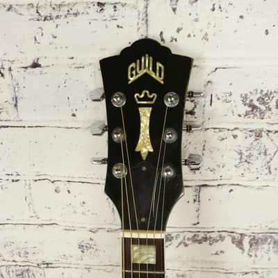 Vintage 1979 Guild F-40 Blonde Small Jumbo Acoustic Guitar With Hard Shell Case image 6