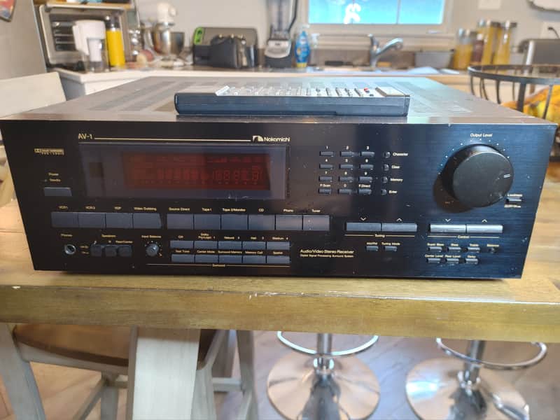 Vintage Nakamichi AV-1 Stereo Receiver with Remote image 1