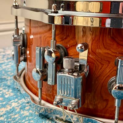 (CUSTOM-ORDERED) 14 x 6.5 Sonor SQ2 Mountain Burl Snare Drum (EARLY MODEL) image 7