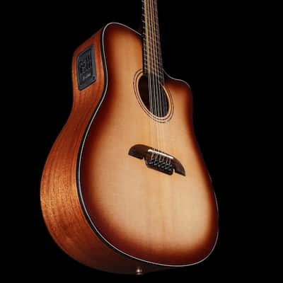 Alvarez AD60-12CESHB Artist 60 Series Dreadnought 12-String Acoustic Guitar image 5