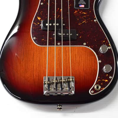 Fender American Professional II Precision Bass Guitar - 3-color Sunburst, Rosewood Fingerboard image 3