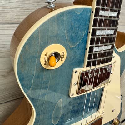 Gibson Les Paul Standard '60s Figured Top Electric Guitar - Ocean Blue #022 image 6