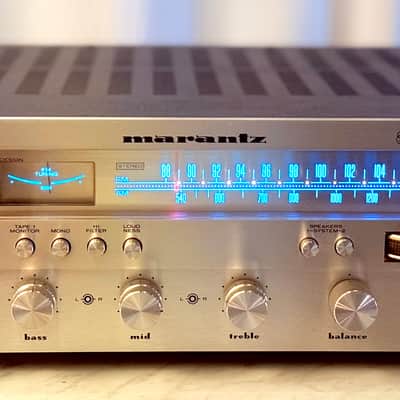 πΆβ¨ Marantz 2226B Vintage Stereo Receiver β Serviced/Cleaned, Warm White LED, New Vellum, Ultrasonic-Cleaned Knobs image 2