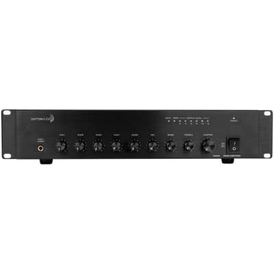 Dayton Audio - DA60R - 60W 2U Mixer-Amplifier 70V / 100V or -  4 Ohm image 2