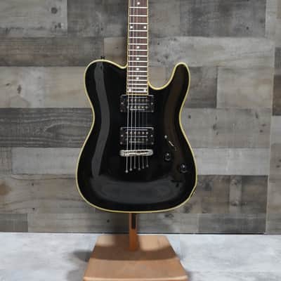 Schecter Diamond Series PT Blackjack Black Solid Body Electric Guitar - Used image 5