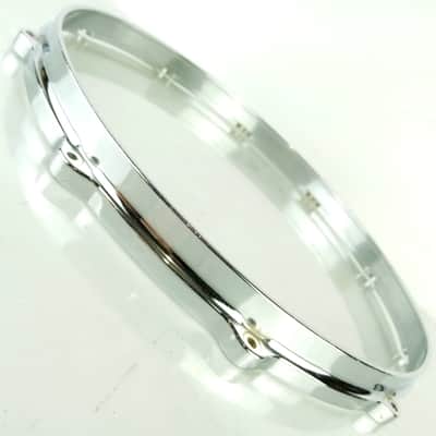Gretsch 14"Die-Cast 10Lug Snare Drum Batter Rim/Hoop Vintage 70s Chrome 4165-6-7 image 4