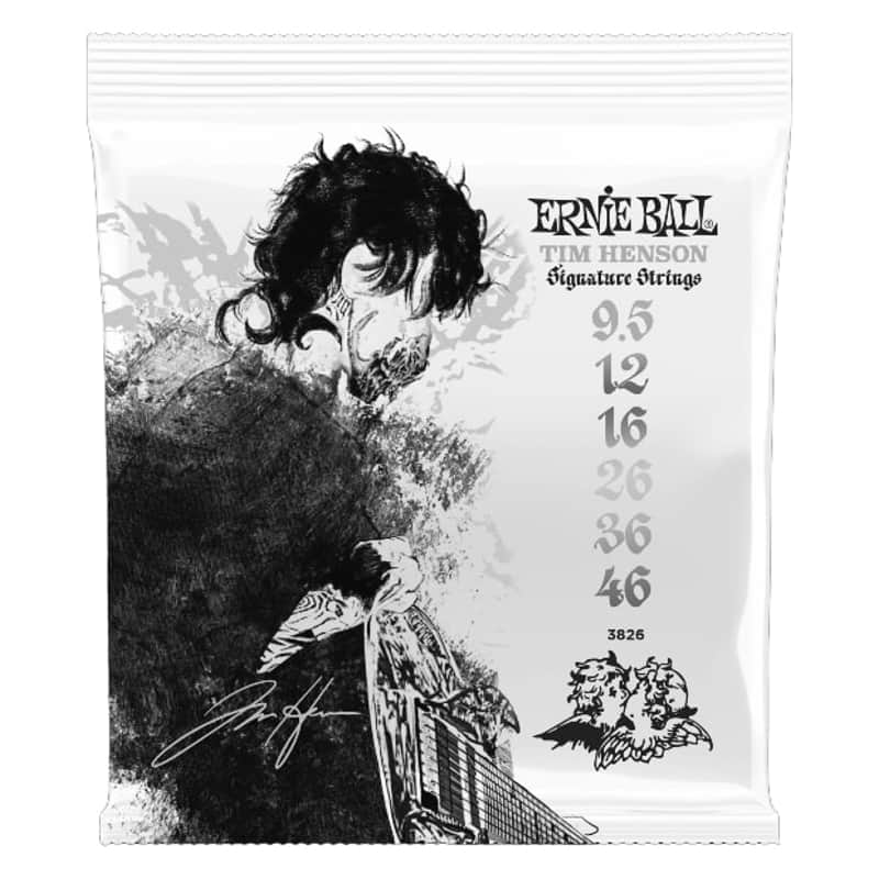 Ernie Ball 3826 Tim Henson Signature Electric Guitar Strings - 9.5-46 Gauge image 1