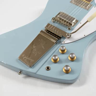 Epiphone 1963 Firebird V Electric Guitar - Frost Blue image 2