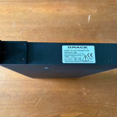 Grace Design Model 201 2-Channel Microphone Preamp 1997 - 2005 - Silver image 6