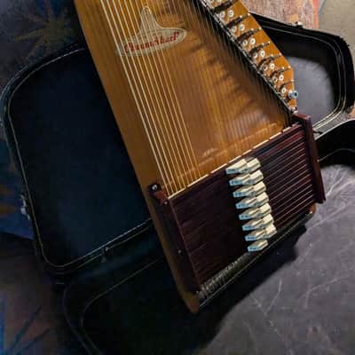 1972 Sekova Chromaharp Bluegrass Autoharp w/ Case and Accessories Made in Japan image 3