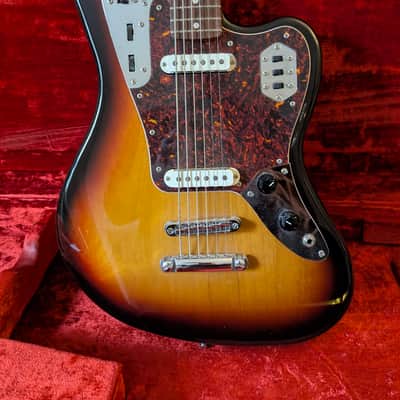 Fender Jaguar Baritone Custom 2004 - 2006 Sunburst image 14