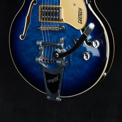 Preowned Gretsch G5655T-QM Electromatic Center Block Jr. in Hudson Sky image 2