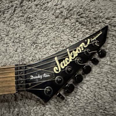 Jackson Dinky Rev MIJ 1994-1995 - Matte Black Unique FIXED BRIDGE Superstrat guitar  Custom Shop Shred Machine Metal Strat solid body Lightweight exclusive image 5