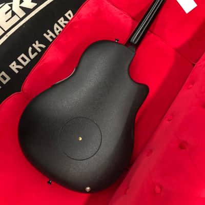 Ovation Celebrity Mid-Depth Left-Handed Acoustic-Electric Black image 4