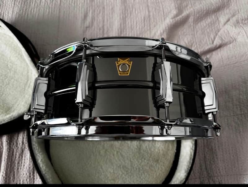Ludwig LB416 Black Beauty 5x14" 10-Lug brass image 1
