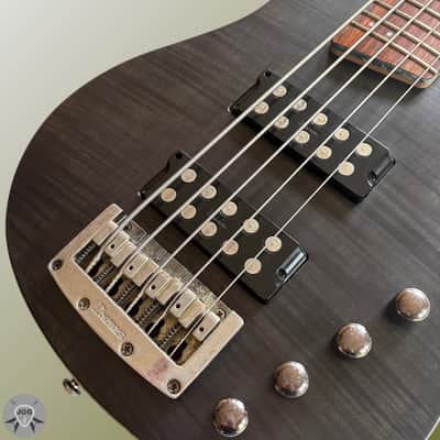Ibanez SRX595 Transparent Gray Flat – Hard Shell Case – Excellent Condition image 3