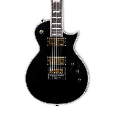 Listing image 1 for ESP LTD EC-1007B Baritone Evertune Black 7-String Electric Guitar