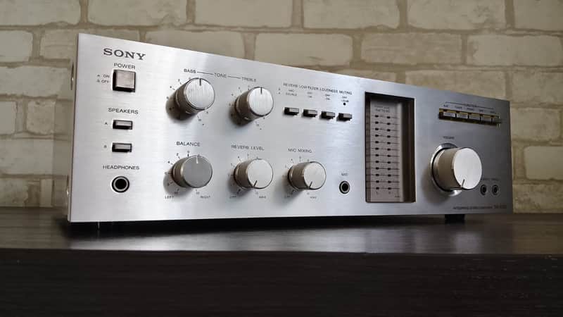 SONY TA-535 Rare Vintage MINT Integrated Stereo 40W Amplifier 1980 Warranty image 1