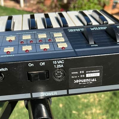 Sequential Multi-Trak 61-Key 6-Voice Polyphonic Synthesizer 1985 - 1987 - Black image 7