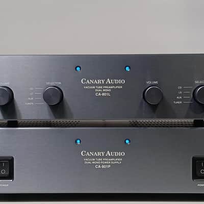 Tube Preamp Canary Audio CA-801L & Power Supply CA-801P. NOS Warranty 1 year image 1