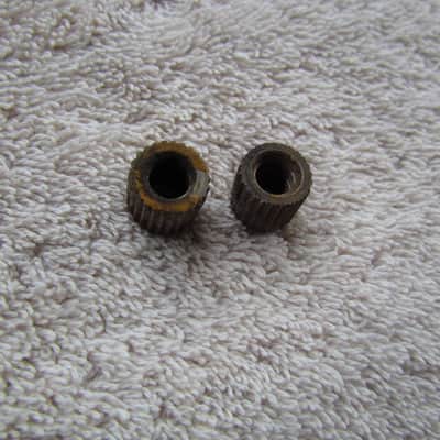 Vintage Threaded Inserts 1/2" Short Vintage Style Tailpiece Threaded Inserts Old & Crusty image 1