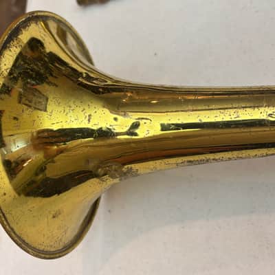Vintage Olds Ambassador Tenor Trombone — Conn 12C Mouthpiece — Case & Brush Kit image 12