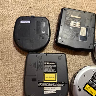 Lot of 5 AS IS Defective Portable Cassette & CD Players Walkman Panasonic Rare image 4