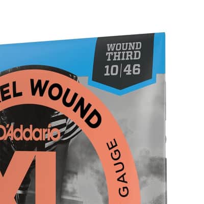 D'Addario XL 10-46 Regular Light (Wound 3rd) Electric Guitar Strings - EXL110W image 5