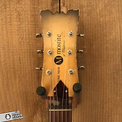 Mosrite SM Singlecut Vintage Electric Guitar Black Modified 1977 image 3