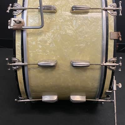 Slingerland 12x24/12x14/16x16/6.5x14" Radio King Drum Set - 30's WMP image 6