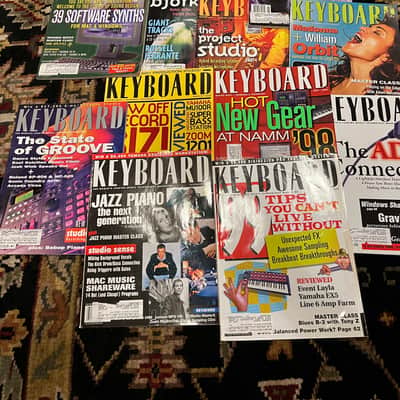 KEYBOARD Magazines 1998 - Lot of 11 issues 1998 image 2