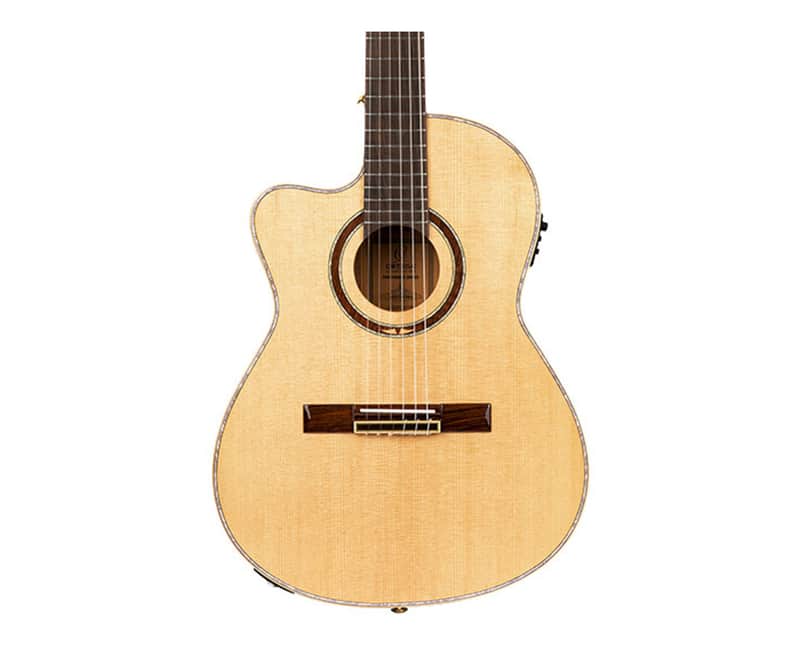 Ortega Guitars Performer Series LH Thinline A/E Nylon String Guitar - Open Box image 1