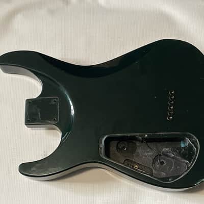 2000's Japan Jackson DKMGT Dinky Arched Top Forest Metallic Green Guitar Body Hard Tail image 12