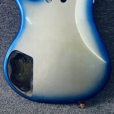 Metallic Blue 4 String Bass Guitar Body image 7