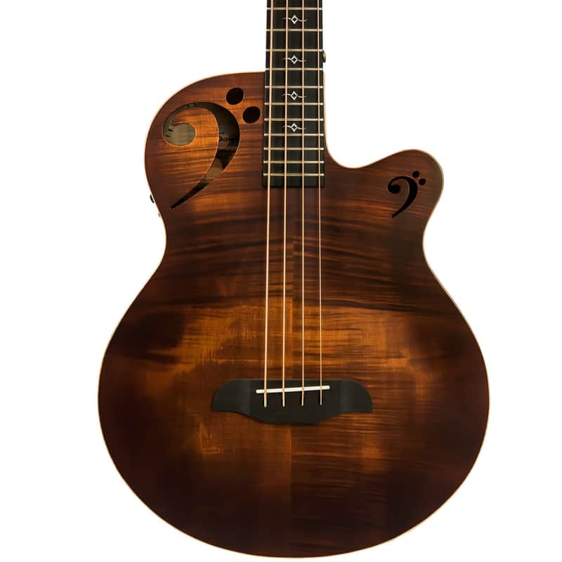Sawtooth Acoustic-Electric Bass Guitar - Designed w Rudy Sarzo Bild 1