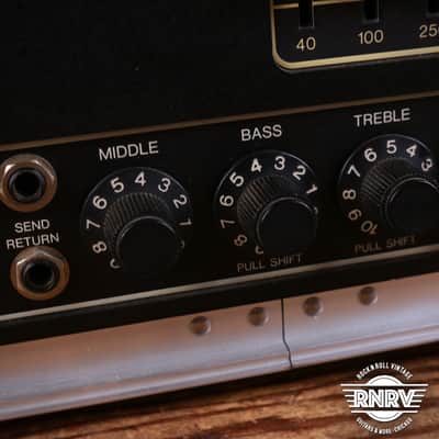 Mesa Boogie Bass 400 2-Channel 400-Watt Rackmount Bass Amp Head 1985 - 1989 - Black image 4