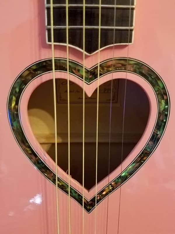 JJ Heart JJC-HRTKIT-PPK Acoustic Guitar With Gig Bag | Reverb