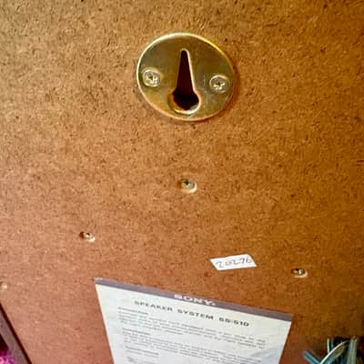 Sony SS-510 Speaker System 1972 - Mahogany Veneer image 16